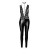 Combinaison collier Libido F298 wetlook et dentelle (55250),Combinaison collier Libido F298 wetlook et dentelle (55251),Combinai