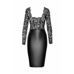 Robe midi en dentelle et look mouillé F295 Euphoria