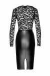 Robe midi en dentelle et look mouillé F295 Euphoria