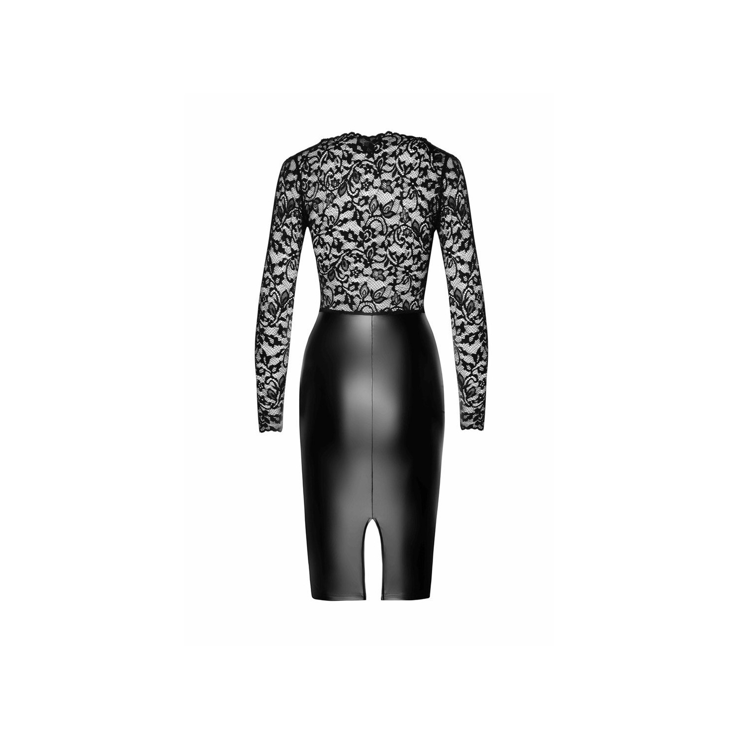 Robe midi en dentelle et look mouillé F295 Euphoria