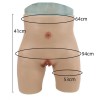 Panty faux vagin réaliste, en silicone  