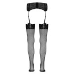Bas résille noir - Cotelli Legwear