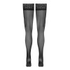 Bas autofixants noir Hold up 2 - Cotelli Legwear