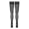 Bas autofixants noir Hold up 2 - Cotelli Legwear
