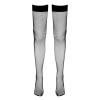 Bas résille autofixants noir - Cotelli Legwear