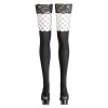 Bas autofixants opaques noir - Cotelli Legwear