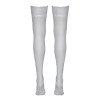 Bas autofixants blanc - Cotelli Legwear