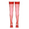 Bas autofixants rouge - Cotelli Legwear