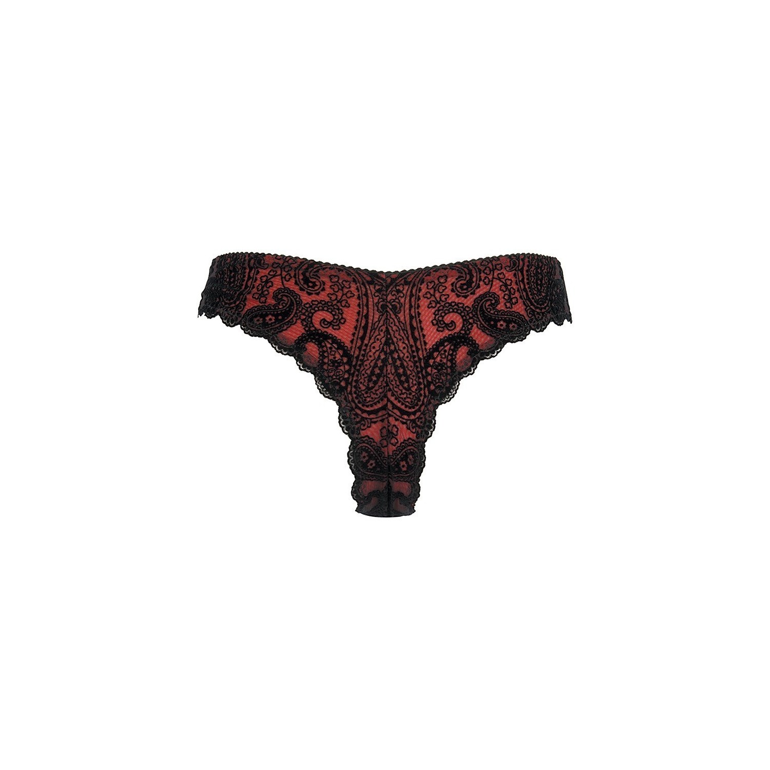 String rouge et noir  V-10048 - Axami