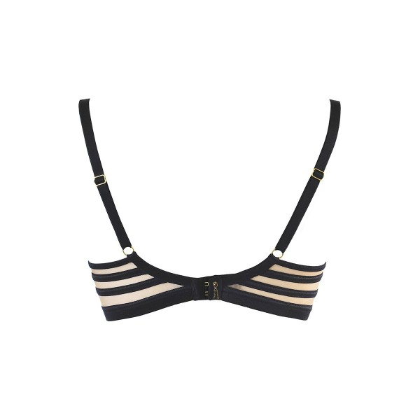 Soutien-gorge tulle noir V-10491 - Axami