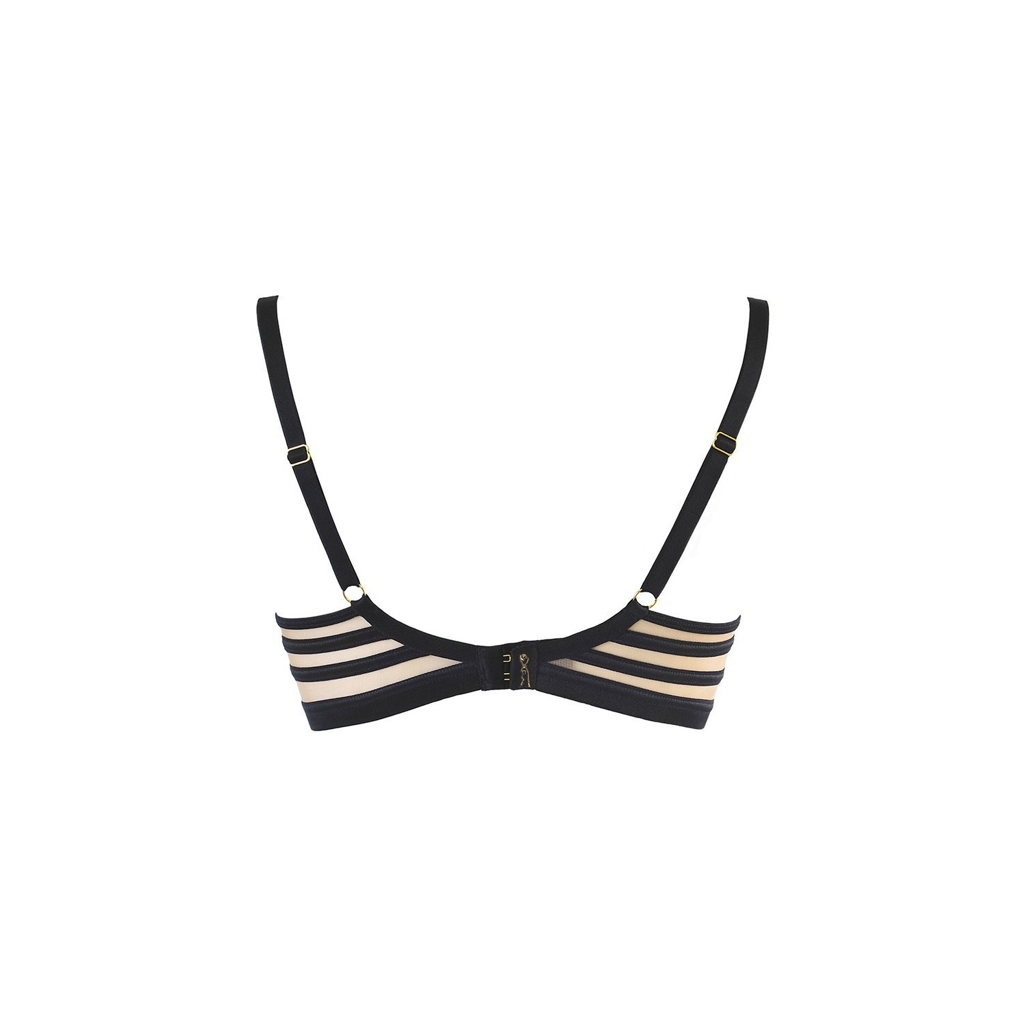 Soutien-gorge tulle noir V-10491 - Axami