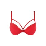 Soutien-gorge push-up rouge V-10351 - Axami