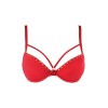 Soutien-gorge push-up rouge V-10351 - Axami