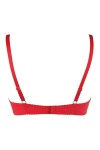 Soutien-gorge push-up rouge V-10351 - Axami