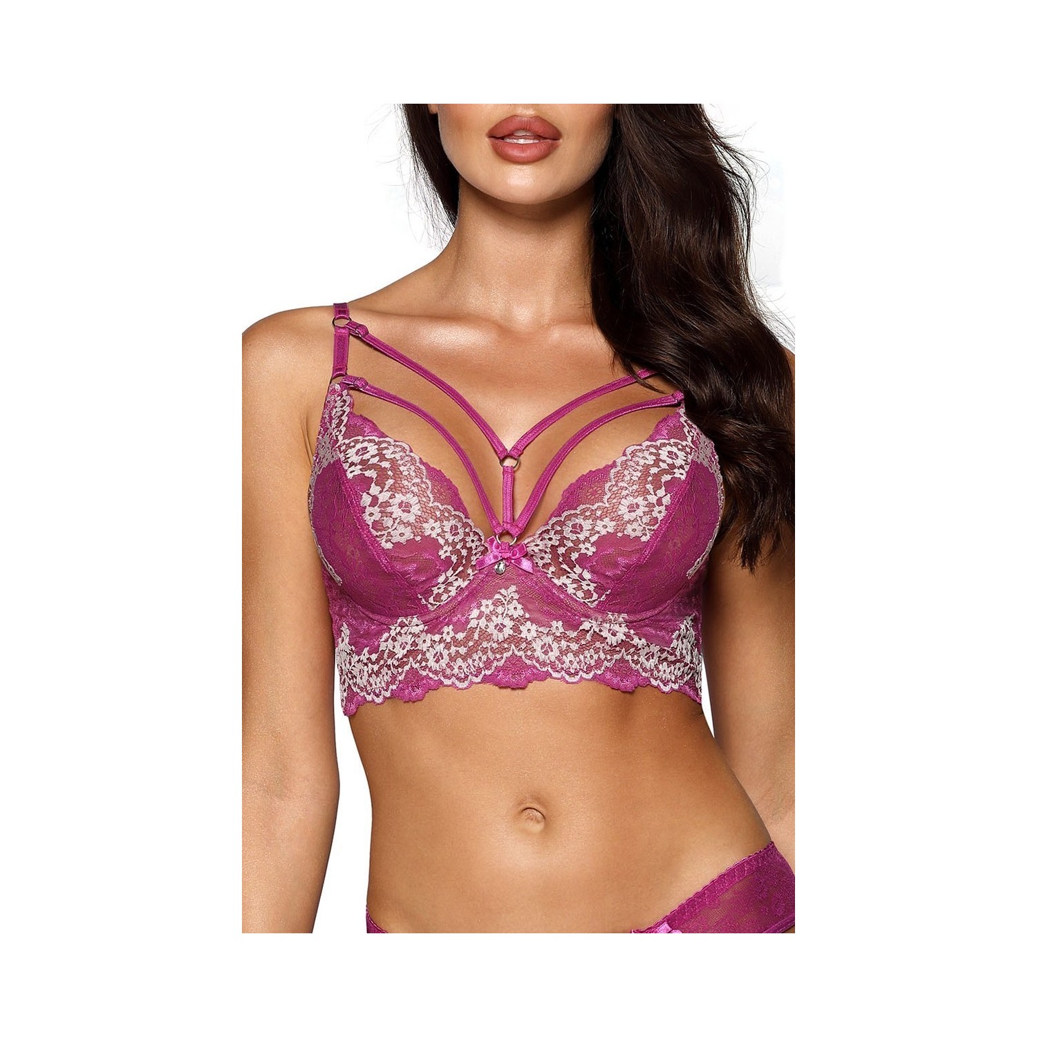 Soutien-gorge fuchsia V-9741 - Axami