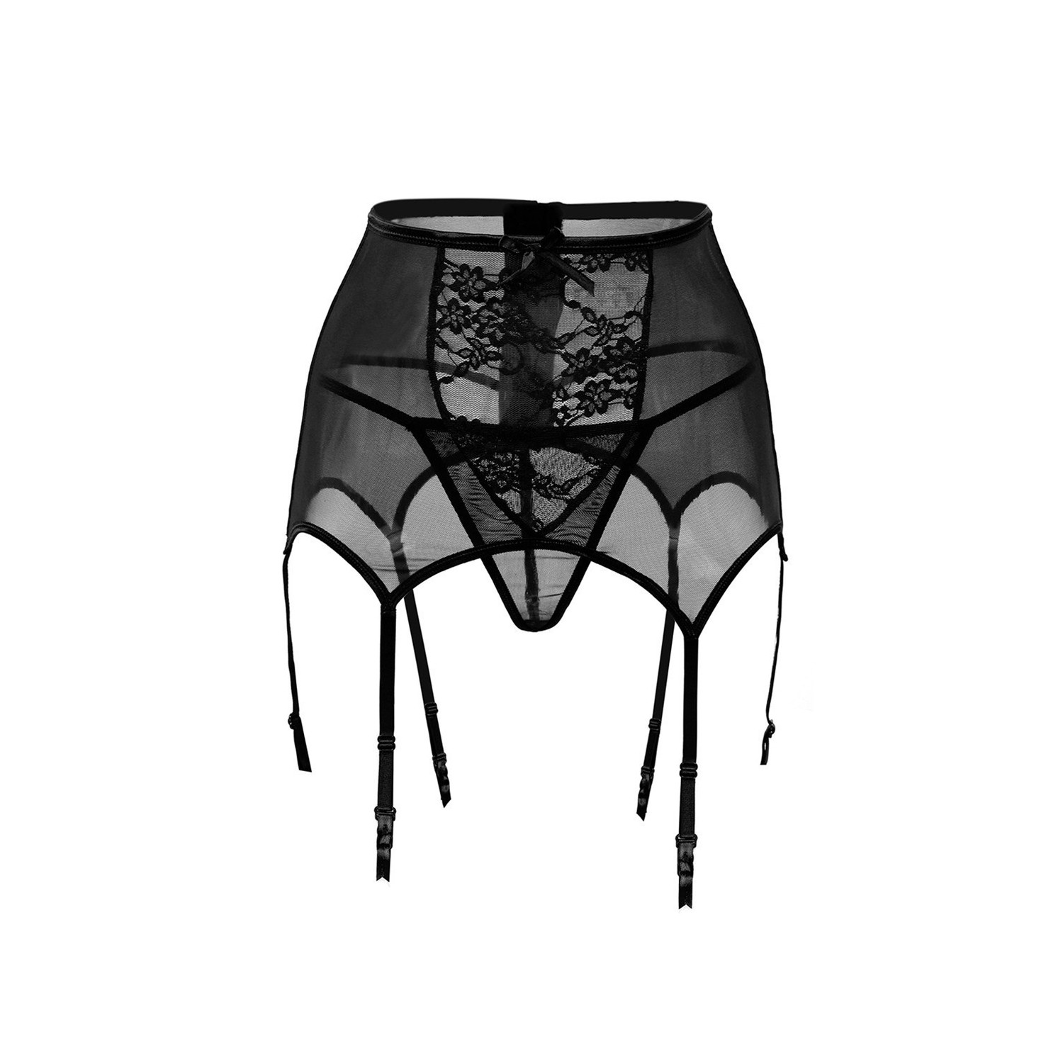 Serre-taille jarretelles avec string