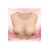 Buste faux seins silicone, encolure ronde