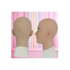 Masque féminin réaliste en silicone, tête pleine