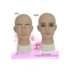 Masque féminin réaliste en silicone, tête pleine