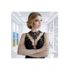 Collier gothique dentelle et perles