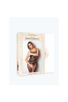 Le numéro 13 bodystocking Clara Morgane - Noir