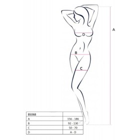 BS068B Bodystocking - Noir