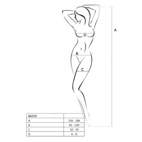 BS070B Bodystocking - Noir