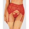 Lonesia porte jarretelles rouge