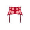 Lonesia porte jarretelles rouge
