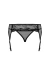 Charms Porte-jarretelles et String - Noir