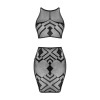 K101 top et jupe - Noire