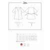Satinia Peignoir - Noir