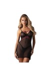 Novenes nuisette et string - Noir