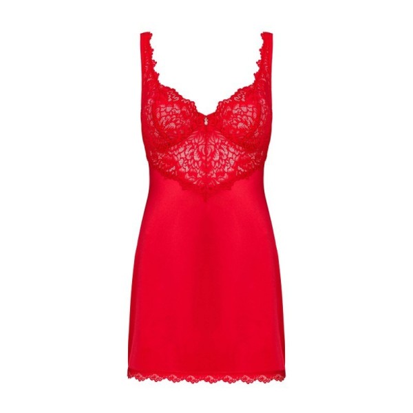 Amor Cherris Nuisette et string - Rouge