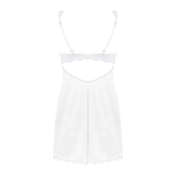 Amor Blanco Nuisette et string - Blanc