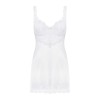 Amor Blanco Nuisette et string - Blanc