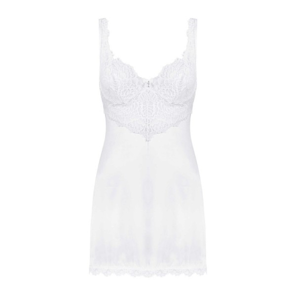 Amor Blanco Nuisette et string - Blanc