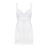 Amor Blanco Nuisette et string - Blanc