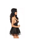 Eve Babydoll et Masque - Noir