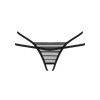 Lune Bellis string ouvert - Noir