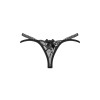 Blomentis string - Noir