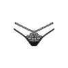 Blomentis string - Noir