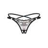 Vila blanes string ouvert - Noir