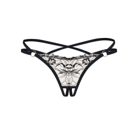 Vila blanes string ouvert - Noir