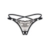 Vila blanes string ouvert - Noir