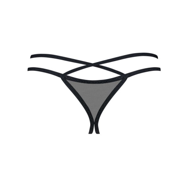 Vila blanes string ouvert - Noir