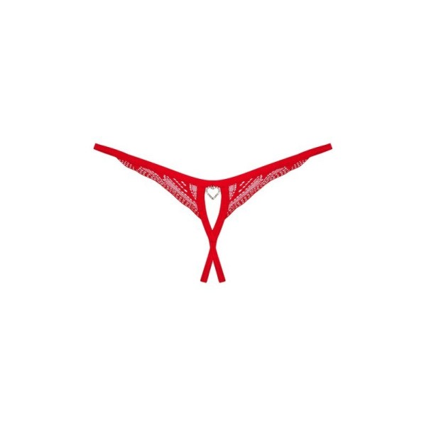 Chilisa string ouvert - Rouge