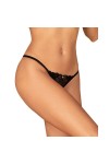 Serafia String ouvert - Noir