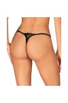 Serafia String ouvert - Noir