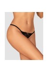 Serafia String ouvert - Noir